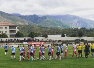 Mesazh kërcënues sulmuesit të Kategorisë së Parë, i kërkohet të mos luajë, se ndryshe…