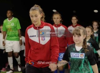 Portierja e Vllaznisë Ardiola Raxhimi bën ‘pritjen’ e jetës