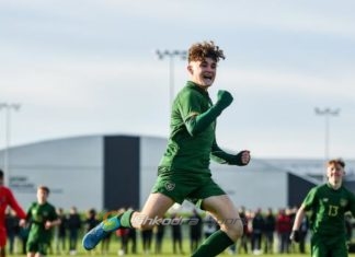 Shkodrani Kevin Zefi shënon sërish, goli i gjashtë për kombëtaren e Irlandës