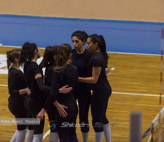 Vllaznia e volejbollit të femrave fiton miqësoren me malazezet e Moraçës