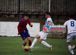 Vllaznia U17 vetëm barazim ndaj kryesuesve të Tiranës