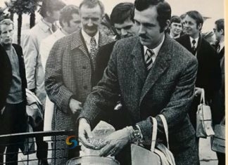 Beckenbauer dezinfektonte duart në Rinas në vitin 1971