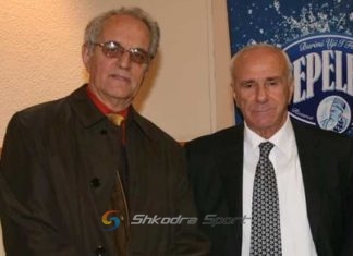 FOTO- LAJM/ Besnik Dizdari e Medin Zhega, dy shkodranët dinjitozë të gazetarisë dhe futbollit