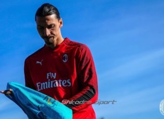 Ibrahimovic dëmtohet në stërvitje, largohet me paterica nga ‘Milanelo’