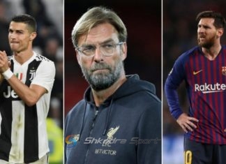 Jurgen Klopp zgjedh njërin prej Messit dhe Ronaldos