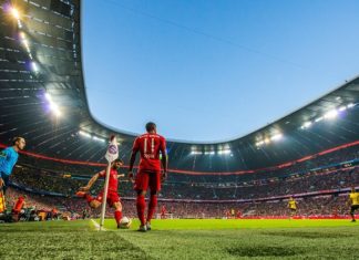 Zhurmë me kore artificiale gjatë ndeshjeve të Bundesligës, ideja gjeniale e televizionit gjerman