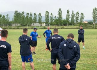 Vllaznia rinis stërvitjen por pa maqedonasit