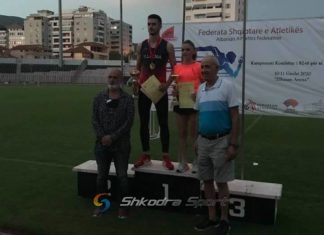 E SHKËLQYER/ Atleti 18 vjeçar shkodran Heldi Valikaj thyen rekordin 34 vjeçar