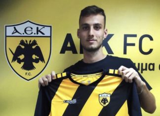 17 vjeçari nga Vermoshi Mario Mitaj grumbullohet për herë të parë me ekipin e të rriturve të AEK- ut