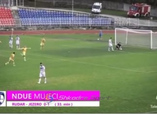 Shkodrani Mujeci shënon supergol dhe i jep fitoren Jezeros në Mal të Zi