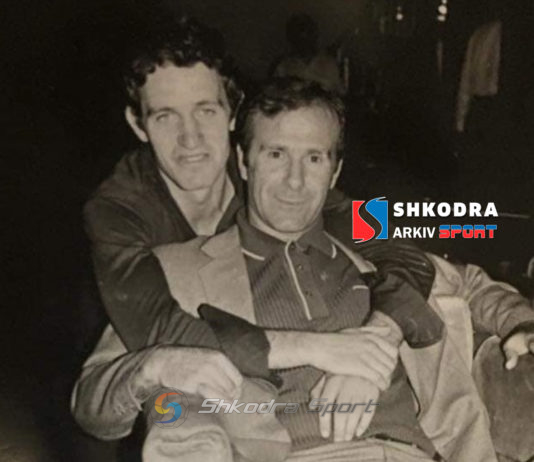 FOTO E RRALLË/ Medin Zhega dhe Arben Minga, dy ikonat e sulmit shqiptar