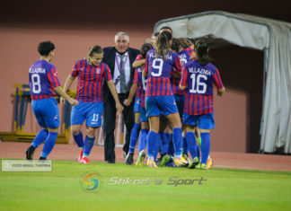 Vllaznia kryesuese para provës së Partizanit në transfertë