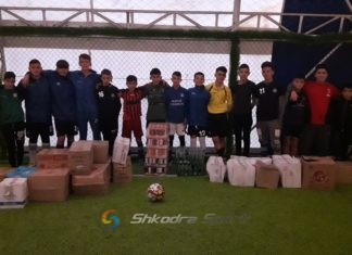 Futbollistët e vegjël të KF Bashkimi, dhurues me zemër të madhe