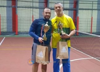 Red Dabulla fitues i edicionit të 15-të të ‘Indoor Shkodra Tennis’