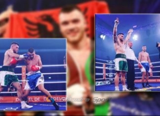 I pamposhturi! Kampioni shqiptar Jurgen Uldedaj mposht boksierin serb Bojan Cestic