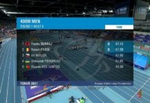 Mes 49 atletëve pjesmarrës, Franko Burraj kualifikohet për në gjysmëfinalen e Europianit