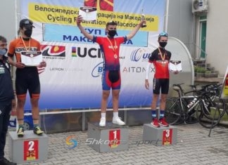 Çiklisti i Vllaznisë Servet Kastrati fitues i aktivitetit ndërkombëtar në Maqedoninë e Veriut