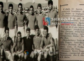 HISTORI/ Kur Vllaznia fitonte Kupën e Shqipërisë ndaj Skënderbeut 56 vjet më parë…