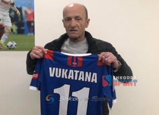 Vllaznia i dorëzon fanellën me numrin 11 Luan Vukatanës…