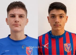 Dy futbollistë të Akademisë Vllaznia pjesë e kombëtares U16 për turneun e Kroacisë