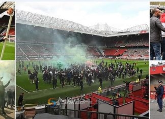 Tifozët e Mançester Junajtid pushtojnë “Old Trafford”, shtyhet supersfida me Liverpulin