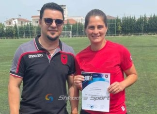 E VEÇANTË/ Futbollistja e Vllaznisë dhe e kombëtares merr liçensën UEFA A për trajnim