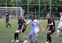 Kombëtarja U19 e femrave në një turne në Bullgari. Një e treta e ekipit nga Shkodra