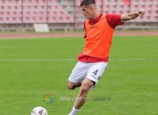 Mbrojtësi shkodran bashkohet me Kastriotin në stërvitje