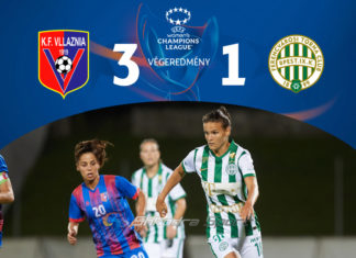 U kualifikuan ndaj Ferencvarosh, futbollistet e Vllaznisë marrin shpërblim të majmë