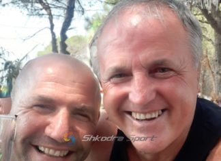 FOTO- LAJM/ Dy kampionë të Vllaznisë sëbashku pas shumë vitesh