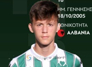 4 shkodranë me kombëtaren U17. ‘Risia’ është Elton Fikaj i Panathinaikos
