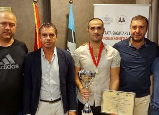 Mbyllet kampionati individual i shahut, Franc Ashiku renditet i treti