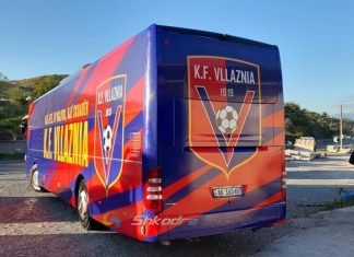 FOTO/ Vllaznia prezanton autobusin e saj