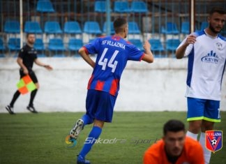 Goli i mbrojtësit Gledjan Pusi i jep fitoren e katërt rradhazi Vllaznisë U21