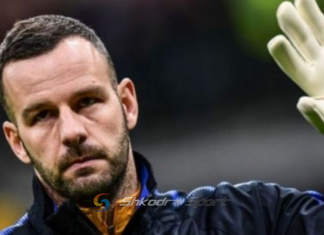 Handanovic bisedon me Lazion