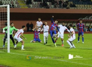 Statistika mbresëlënëse, Vllaznia për të bërë 10-të kundër Partizanit të shtunën