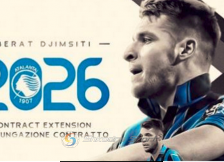 Atalanta ‘siguron’ mbrojtjen, Gjimshiti rinovon kontratën për 4 vite