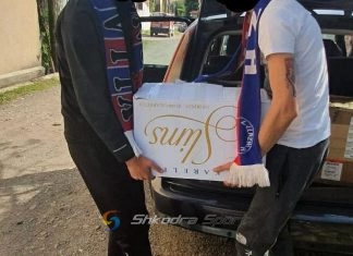 Gjest i veçantë i tifozëve të Vllaznisë, shpërndajnë ndihma me rastin e Fitër Bajramit