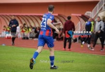 Esin Hakaj, goli i parë me fanellën e Vllaznisë