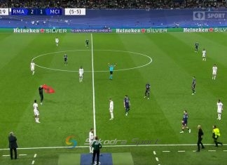 E pabesueshme çfarë ndodh në ‘Bernabeu’, tifozi hyn në fushë me flamurin shqiptar