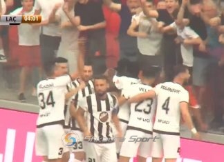 LIVE| Vllaznia-Laçi/ Finalja nis “zjarr”, Guindo tund rrjetën që në minutën e 4-t