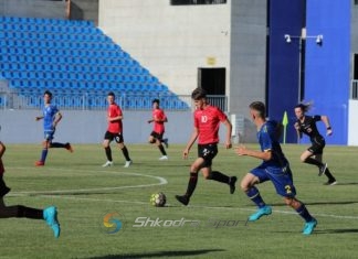 Shqipëria U15 fiton miqësoren me Kosovën. Shkëlqen shkodrani i Empolit Oliver Blini