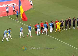 20 minuta lojë në Krajovë, Vllaznia barazim 0-0 ndaj vendasve