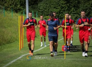 Vllaznia, dilema vetëm për mesfushën e sulmin për sfidën ndaj Craiovës