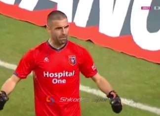 Portieri Zogoviç ‘heroi’ i Vllaznisë, mbyllet në barazim 0-0 pjesa e parë