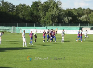 Vllaznia e mbyll me fitore të thellë pjesën e parë të miqësores në Austri