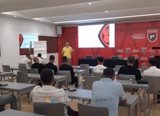 FSHF takim me trajnerët dhe kapitenët e klubeve të Kategorisë Superiore për sistemin VAR