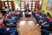 Kryebashkiaku Spahia pritje të veçantë për atletët kampionë të Vllaznisë