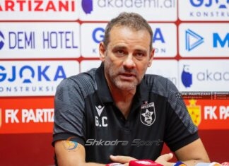 Trajneri Kolela: Çinari është i mirëpritur te Partizani