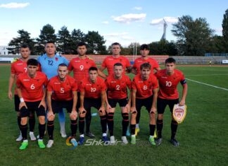 Shqipëria U20 mundet 1-3 nga Kroacia. Në fushë edhe tre futbollistët e Vllaznisë